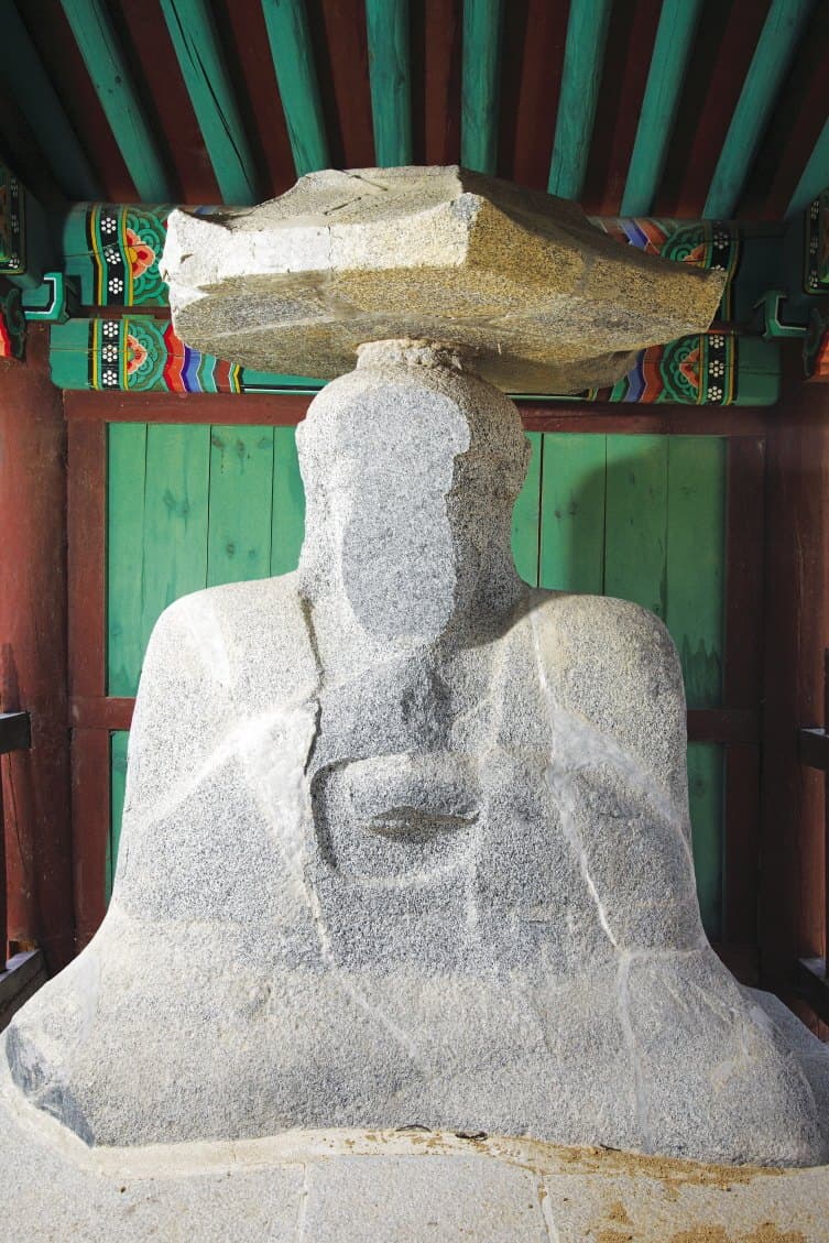 강릉 굴산사지 — 강릉 굴산사지-석불좌상