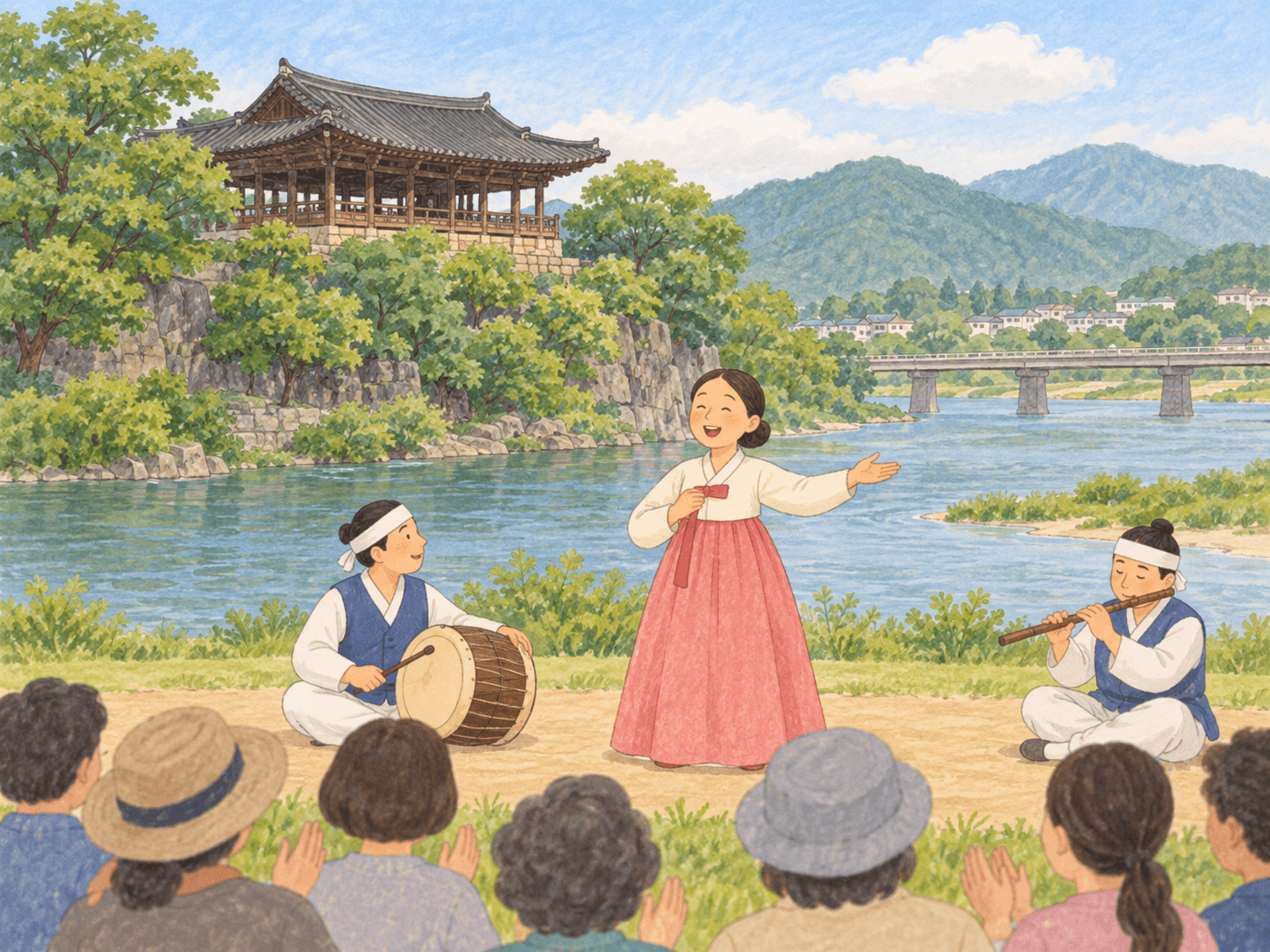 밀양아리랑에 담긴 지역의 노래 - 이야기를 바탕으로 한 삽화