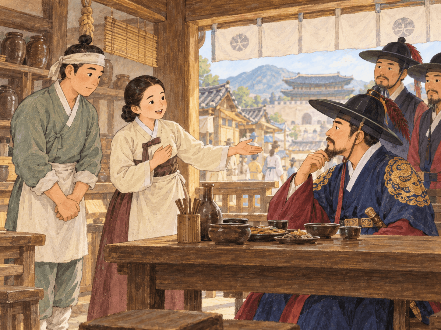 머슴에서 나라를 구한 공신이 된 이기축 - 이야기를 바탕으로 한 삽화